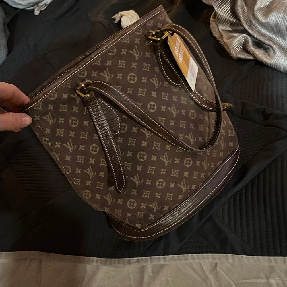 Louis Vuitton Brown Monogram Tote - Picture 2 of 4